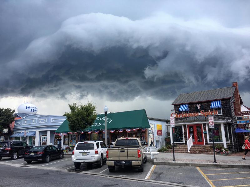 With a storm like this rolling in, getting inside and reading a book is a good idea. JILL TEMPLE HUDSON PHOTO